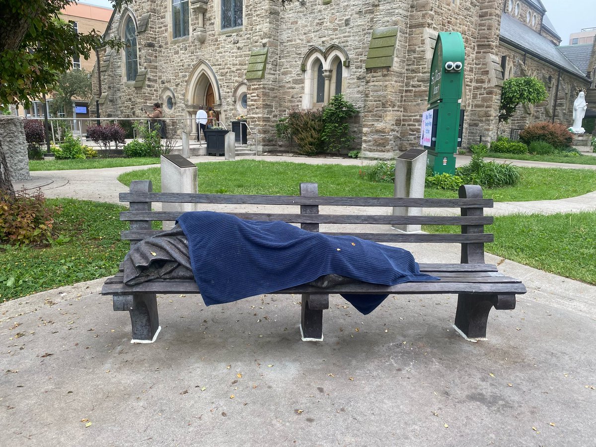 This powerful image of the Homeless Jesus sculpture reminds us to see Christ in every person we encounter, especially those in need. Let's open our hearts to compassion and act with kindness. #FaithInAction #Compassion #LoveThyNeighbor