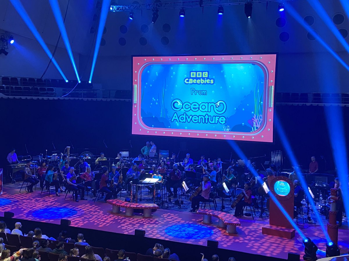 Fantastic time with @BBCCO at the CBeebies Proms on Tour It’s amazing to be able to give children experiences like this