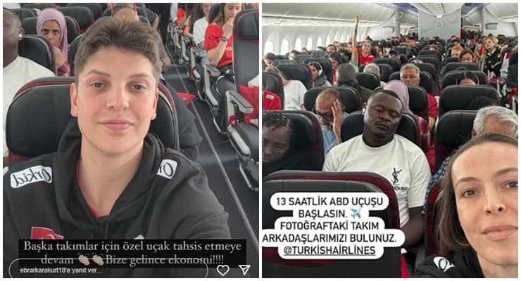 Beş para etmez, bir boka yaramaz insanlara VİP seyahat sağlanırken, Türkiye'nin dünyadaki markası ve gururu olan bu kızlara 13 saatlik yolculukta ekonomi uçuşunu reva görenleri şu uyuyan zenci s!ksin