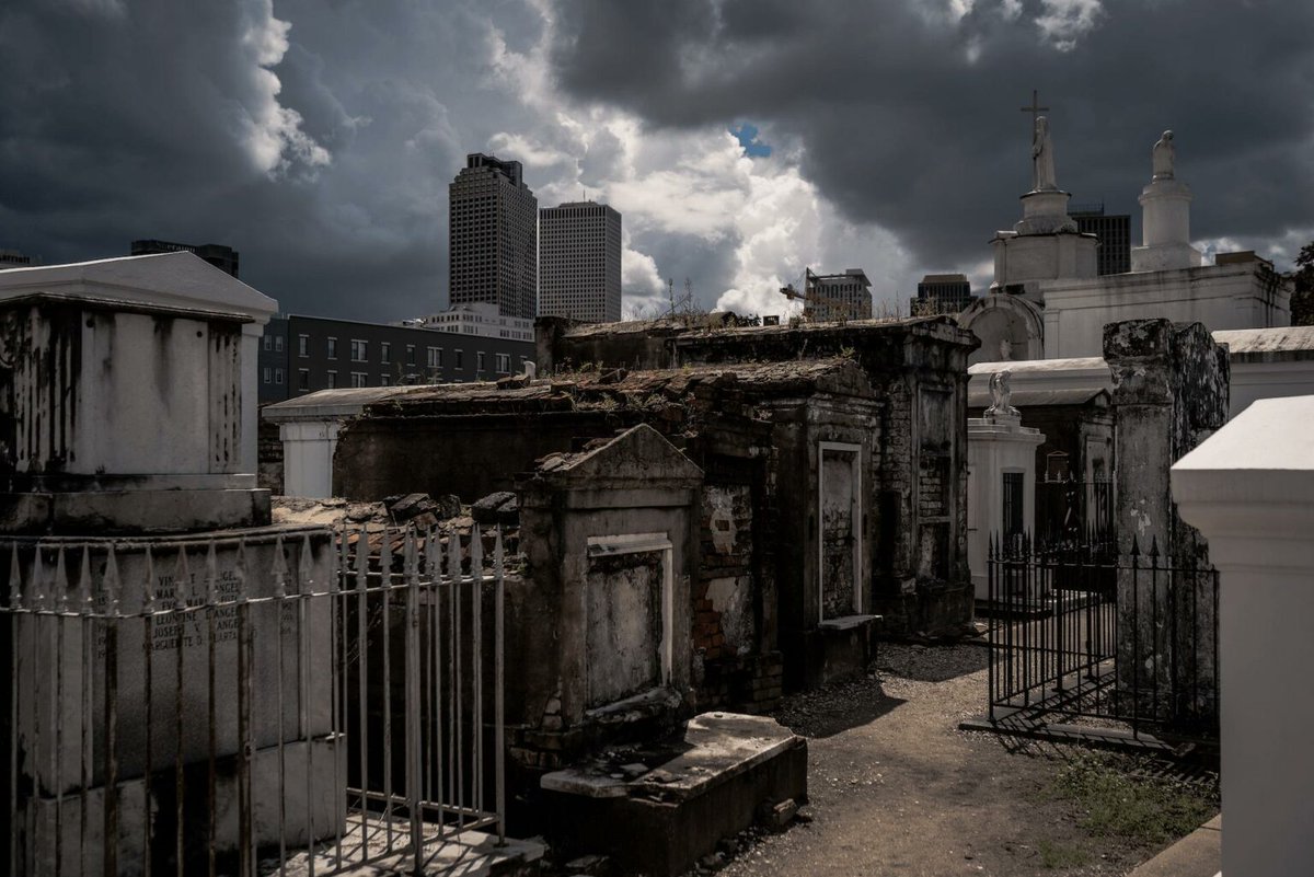 St. Louis Cemetery No. 1 is the extant oldest cemetery in New Orleans, and as such, has more ghosts than most cities as a whole. Wander those labyrinthine crypts long enough and you may glimpse the long-dead, including Voodoo Queen Marie Laveau. #FolkloreSunday