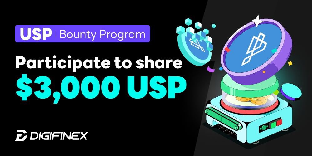 B.V๐๐๐ (@_bona_vee) on Twitter photo ๐USP Bounty Program, Come Share $3,000 USP
โฐ Date: May 20 - Jun 2
๐Event 1: Finish Simple Tasks to Share $1,000 USP: gleam.io/JHMFW/claim-yoโฆ
๐Event 2: Trade USP to share $1,000 USP
๐Event 3: Invite to share $1,000 USP
๐t.me/DigiFinexEN/39โฆ
โBoosted by <a href="/DigiFinex/">DigiFinex Global</a>โ ๐USP Bounty Program, Come Share $3,000 USP
โฐ Date: May 20 - Jun 2
๐Event 1: Finish Simple Tasks to Share $1,000 USP: gleam.io/JHMFW/claim-yoโฆ
๐Event 2: Trade USP to share $1,000 USP
๐Event 3: Invite to share $1,000 USP
๐t.me/DigiFinexEN/39โฆ
โBoosted by <a href="/DigiFinex/">DigiFinex Global</a>โ