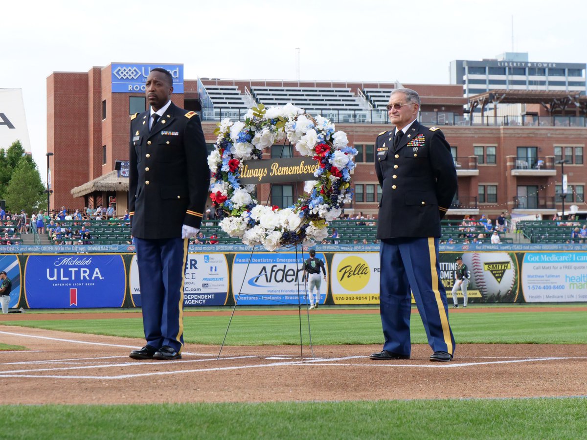 While there is rain in the forecast, we will make every attempt to play tonight's game. Gates open at 5:00pm for our special Military Honors Ceremony that will begin at 6:30pm. Join us as we honor those who gave the ultimate sacrifice for our freedom. #MemorialDayWeekend