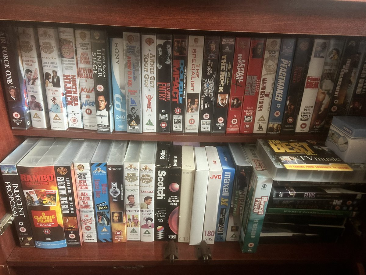 Just called in too see my Nan, she still has the greatest VHS collection I used to watch with her after school and my Grandad used to let me have a little bottle of beer off the cellar. Hope I’m as cool as they were when I’m older.