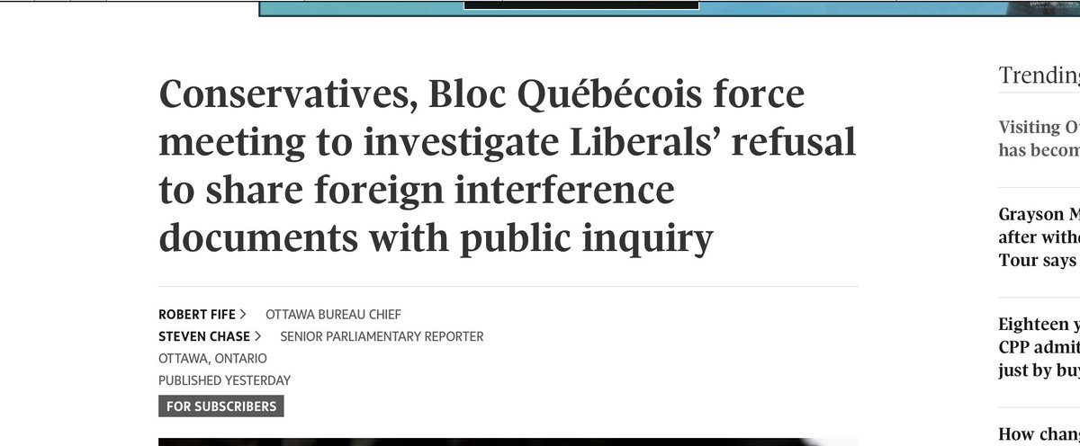 Dear @RobertFife and @stevenchase: Were it not for the unprecedented Trudeau-Singh coalition -- which the @globeandmail has never truthfully called by its real name -- the House of Commons could have been holding the Government accountable as in previous minority parliaments