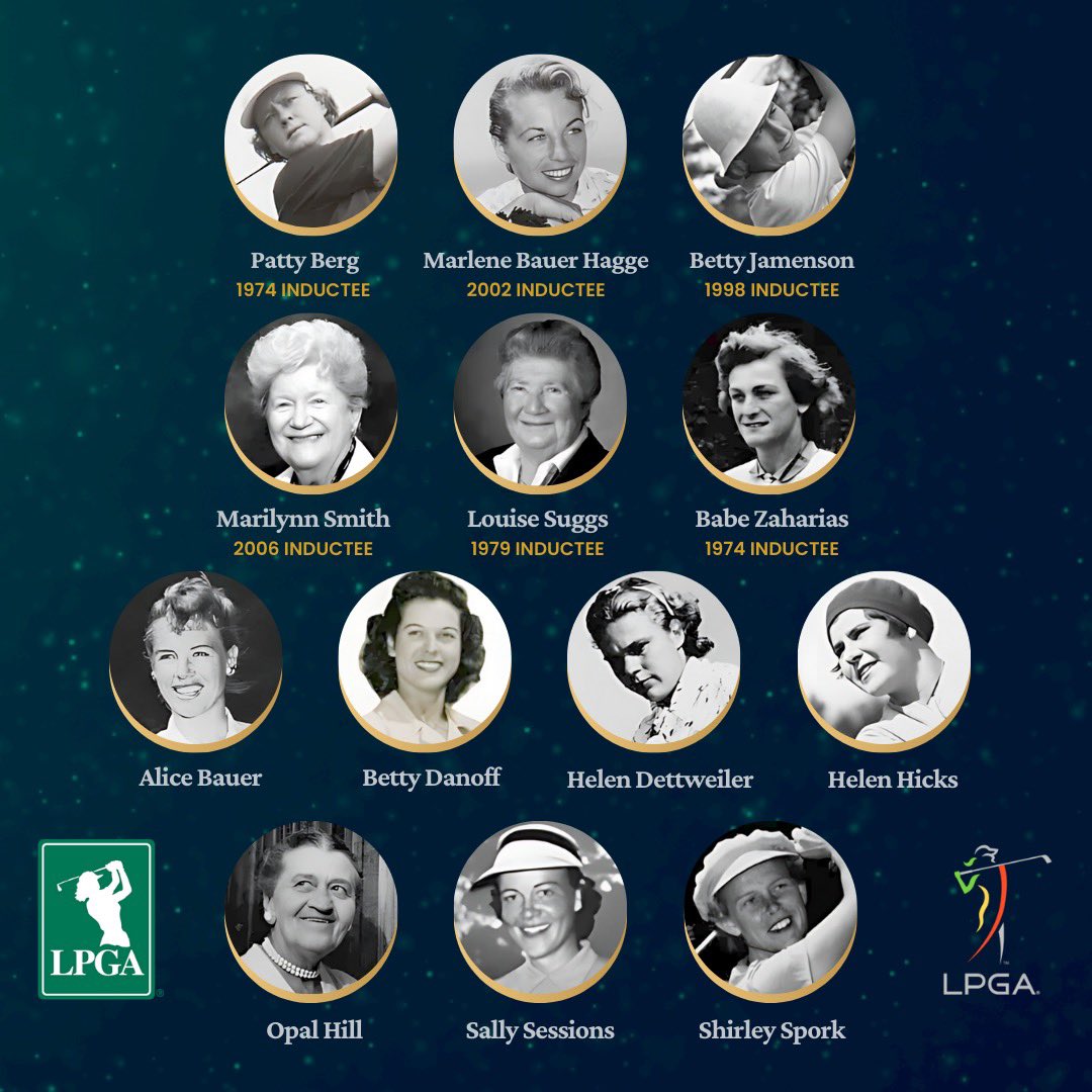 The @LPGA (founded in 1950 at Rolling Hills Country Club in Wichita, Kansas) owes its long and distinguished history to the hard work and commitment of its 13 founding members.