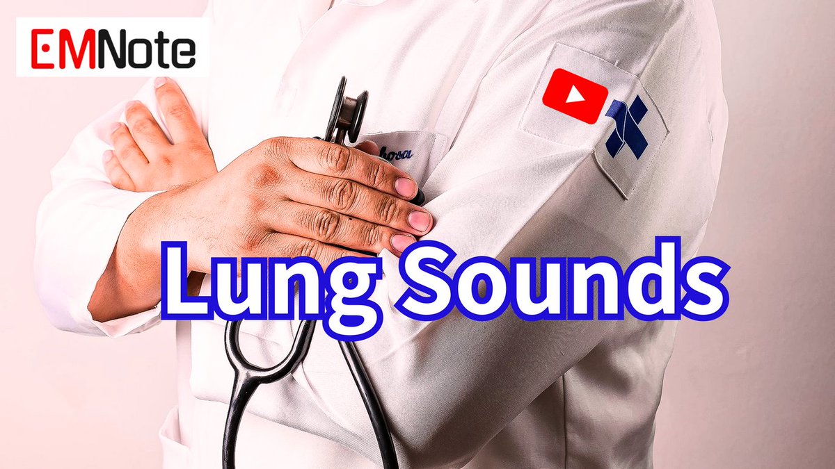 Lung Sounds Breath Sounds. youtu.be/_pqRoWTPNYU&li…