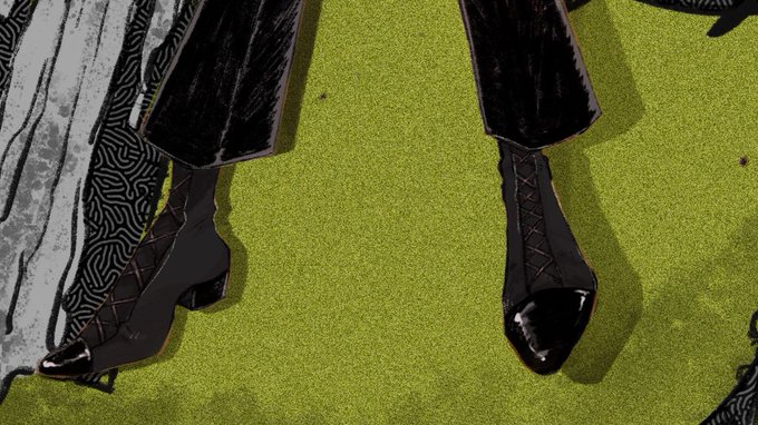 「black footwear high heel boots」 illustration images(Latest)