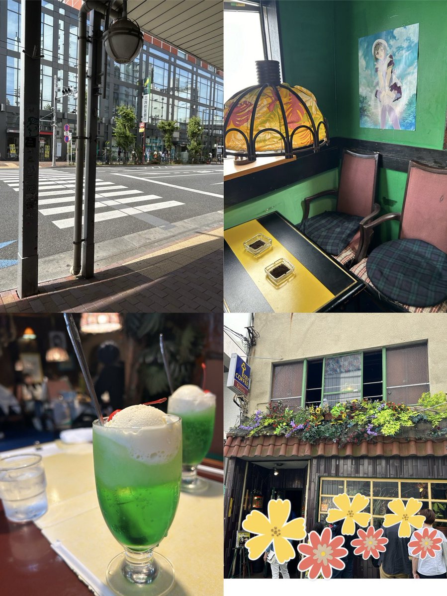 710TNKK's tweet photo. 今日は世田パブツアーから三茶盛りだくさんDAY🍵✨

世田パブツアー🐾喫茶セブン🐾志のもと🐾銭場商店🐾トリュフベーカリー🐾赤と霜🐾（お花屋さんと鮨かんてらさんキャロットタワー夜景見学）

圭くんがジョンになってる近くでリアルタイムな空気を感じつつ沢山楽しみました♥️ https://t.co/Py0bf4N9yF