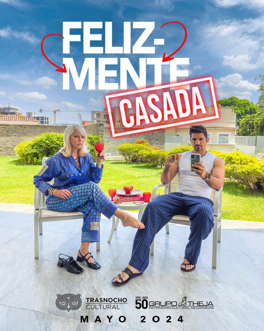 Hoy Domingo Ultima Función 4:30pm <a href="/trasnochocult/">Trasnocho Cultural</a> #SalaPlural Felizmente Casada de Jose Simón Escalona una producción del <a href="/grupotheja/">GrupoTheja</a> con <a href="/nacaescalona/">nacarid escalona</a> y <a href="/soymichaelroa/">Michael   Roa</a> último Domingo cierre de Temporada !