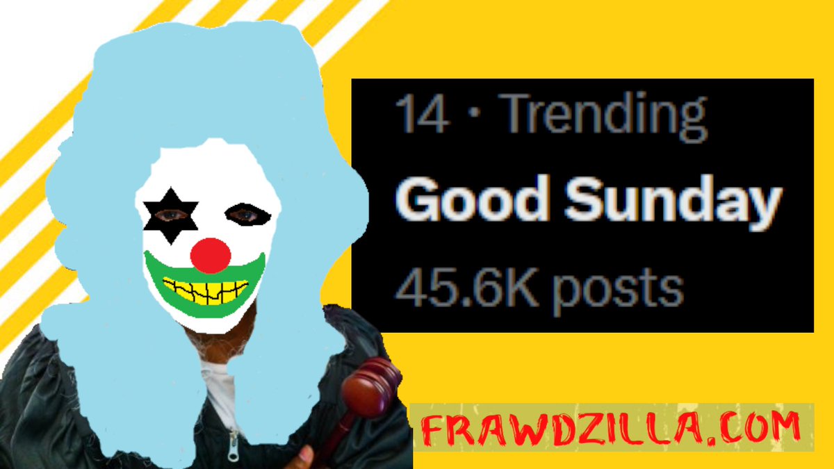 Frawdzilla's tweet image. Good Sunday