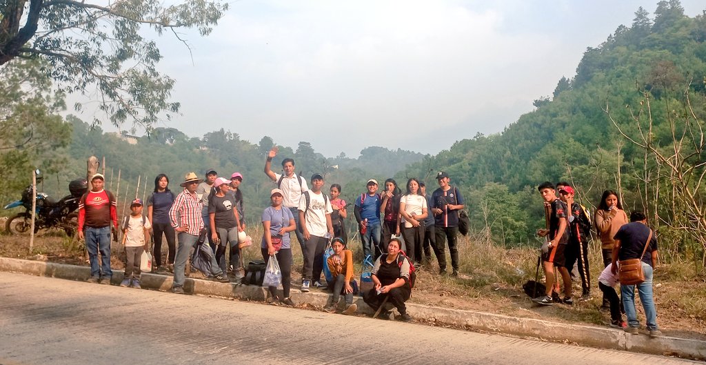 Gracias por la convivencia. 🌲🌳🌿🪴🌱🌲🌳🌿🪴🌱 #SalvandoAlMundoGuatemala #SiembraUnArbol #PlantaUnArbol #Reforestación #Reforestar