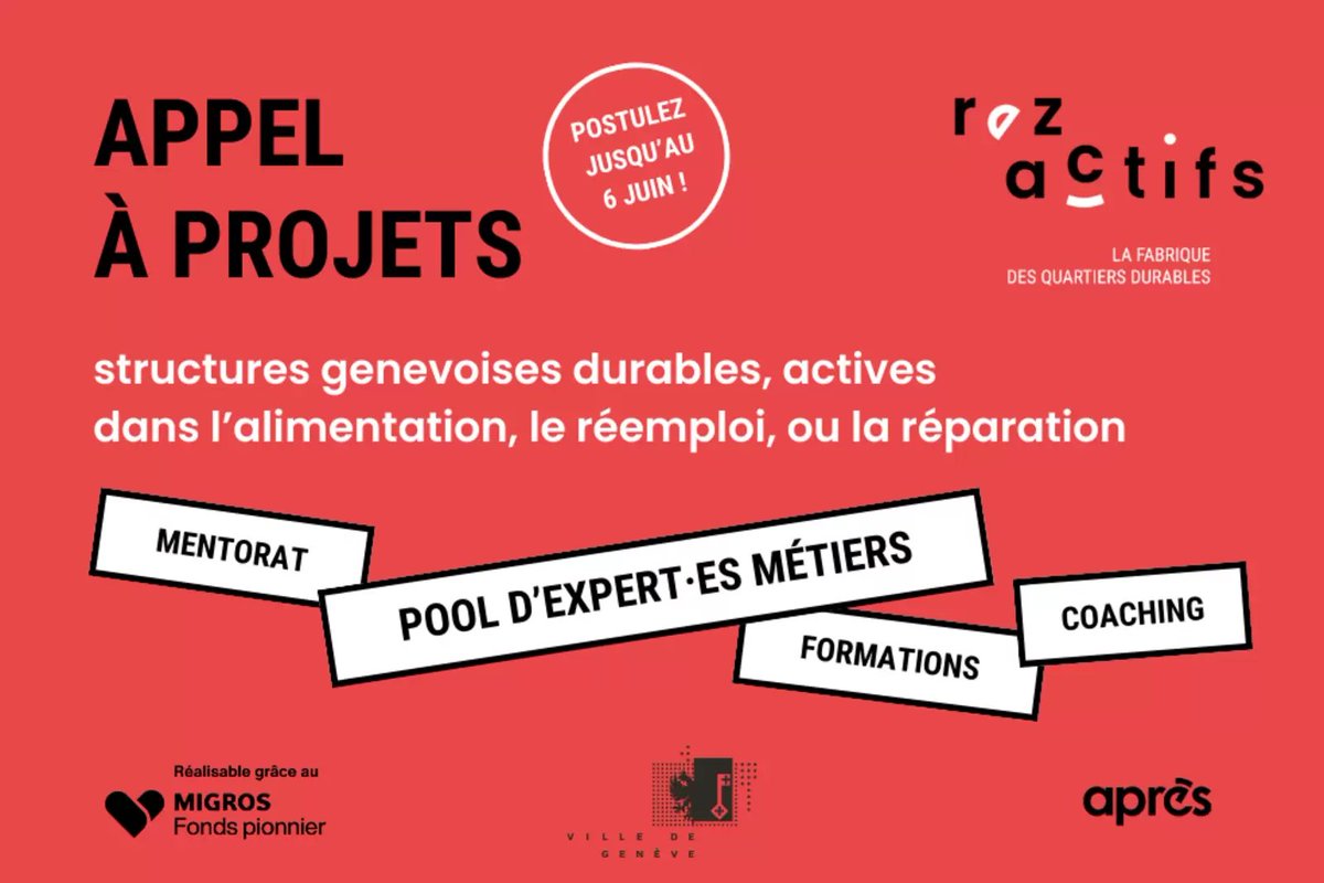 Appel à candidatures - Rez Actifs dlvr.it/T7QKFh