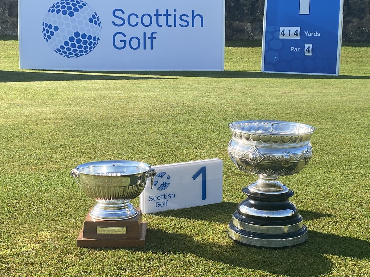 Scottish Women’s Amateur - Day 3🏆 Finals - latest @NairnDunbar ⛳️Championship: McClymont 3up thru 9 v Russell 👉 bit.ly/4dS8fbA ⛳️Rosebowl: Woodhouse 1up v McCallum thru 11 👉 bit.ly/3UY148X