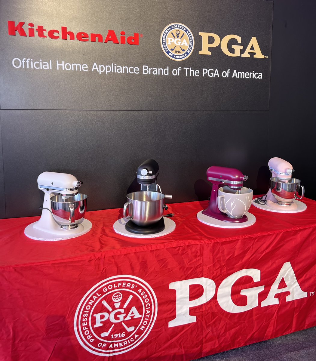 Can you guess which one is cake!? Check back this afternoon for the reveal. #KitchenAidSrPGA