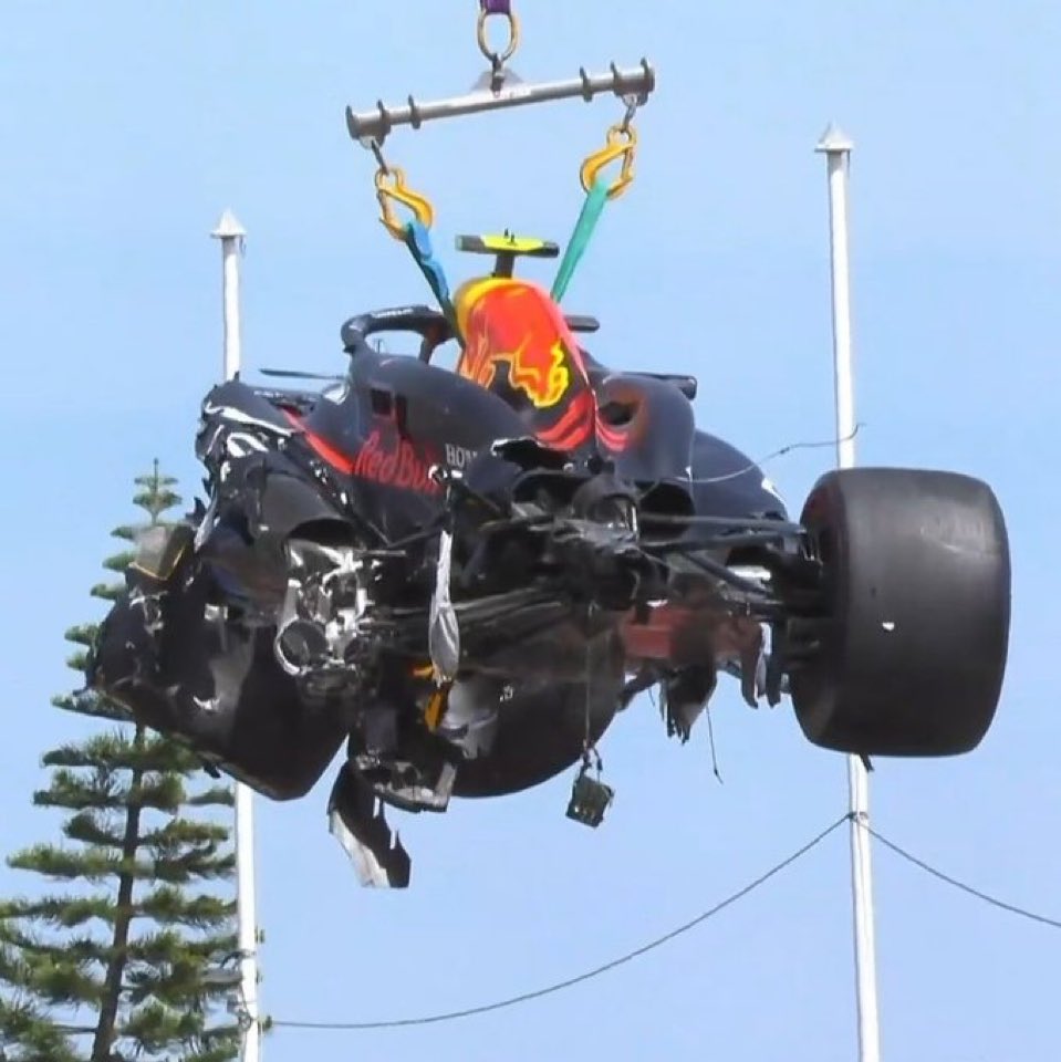 Sergio Perez really fucked up his “annual show off the Red bull floor at Monaco” day today