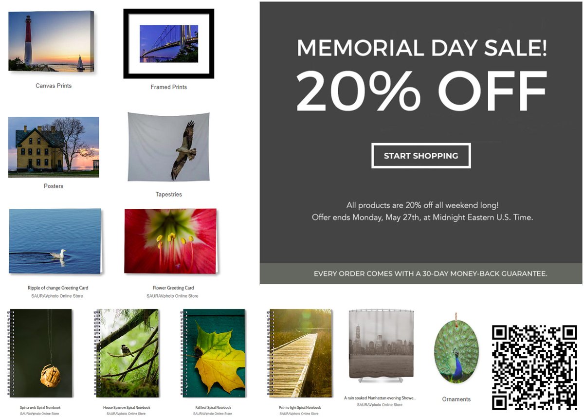 hellosaurav's tweet image. This weekend, we're offering 20% off every product on our site!  Shop for canvas prints, framed prints, posters, tapestries, greeting cards, notebooks, home decor, ornaments, phone cases, and more! Start shopping -&amp;gt; fineartamerica.com/profiles/saura… #sauravphoto #MemorialDay #wallart