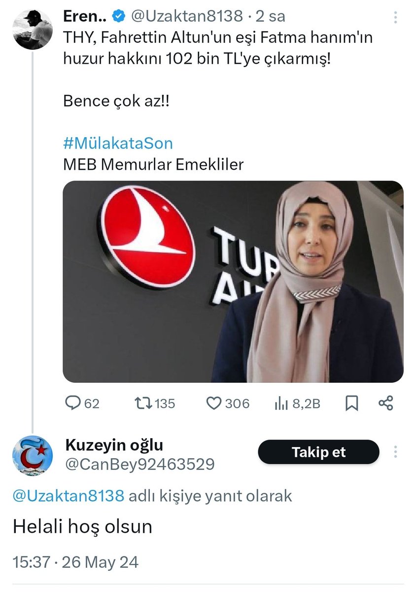 Bu twite gelen yorumları okuyun, okutun. Türk milleti ile nasıl taşşak geçtiklerini görmeniz açısından son derece güzel bir örnek!

#Emekli Memur Öğretmen