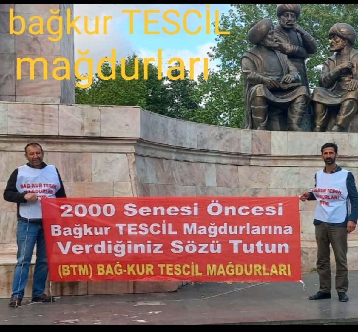 <a href="/fethigurer/">Ömer Fethi Gürer</a> 100 yıllık Cumhuriyet Tarihinin En Büyük mağduriyet Vergisini Ödemiş  Vatandaşın #TESCİLİ  Verilmemiş Mağdur Olmuş Hakkı #Gasp Edilmiş Kanunlar çiğnenmiş

Genel Başkan <a href="/eczozgurozel/">Özgür Özel</a> Tüm illerimizden Mİtinge Gelmemize Rağmen Bahsetmedi. #HayalKırıklığı
#BağkurTescilMağdurları