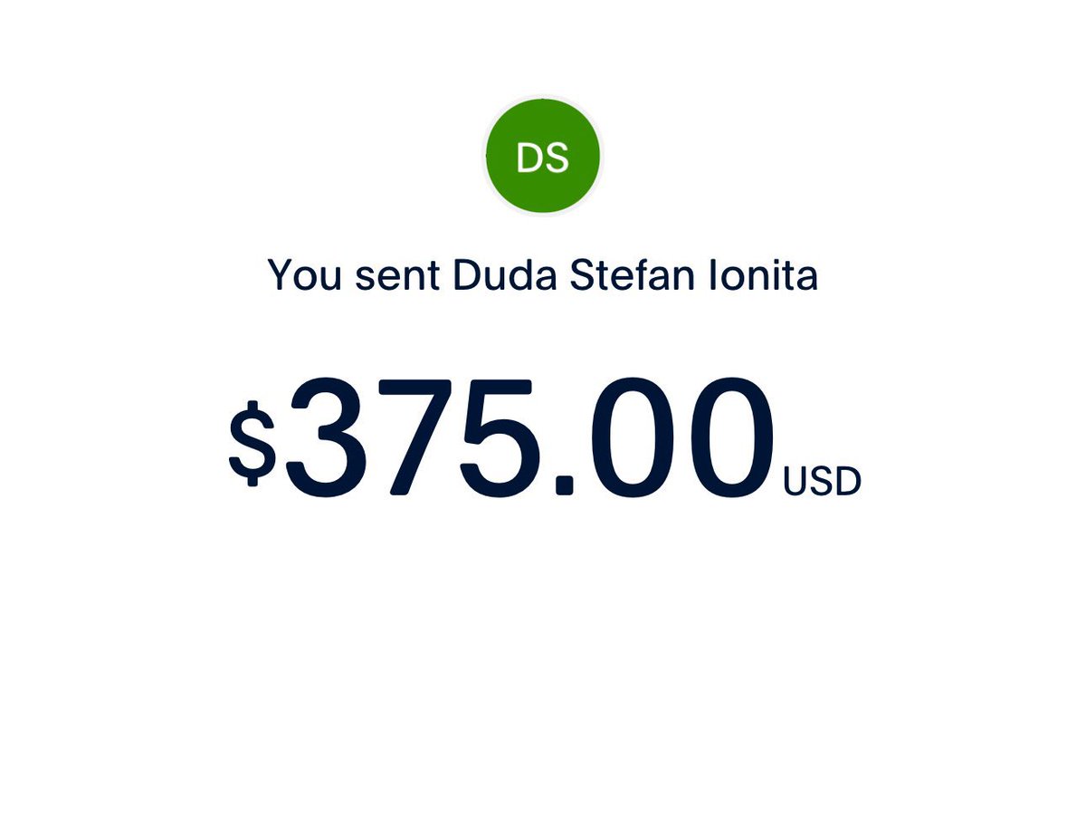 As promised I sent  Lonita $375 for having my notifications on!
