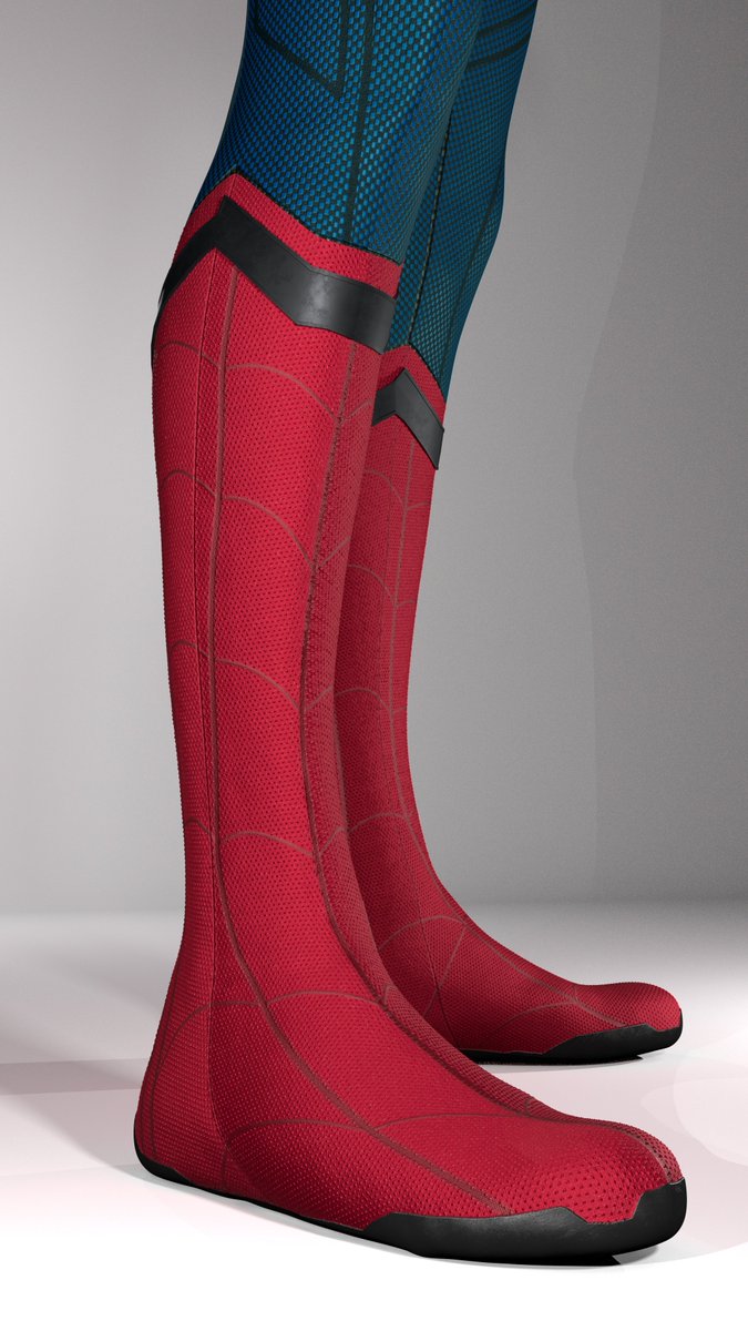 Someone told me the soles are actually screen printed on most mcu suit so changed that ! and added the seams ! it looks even better now !
