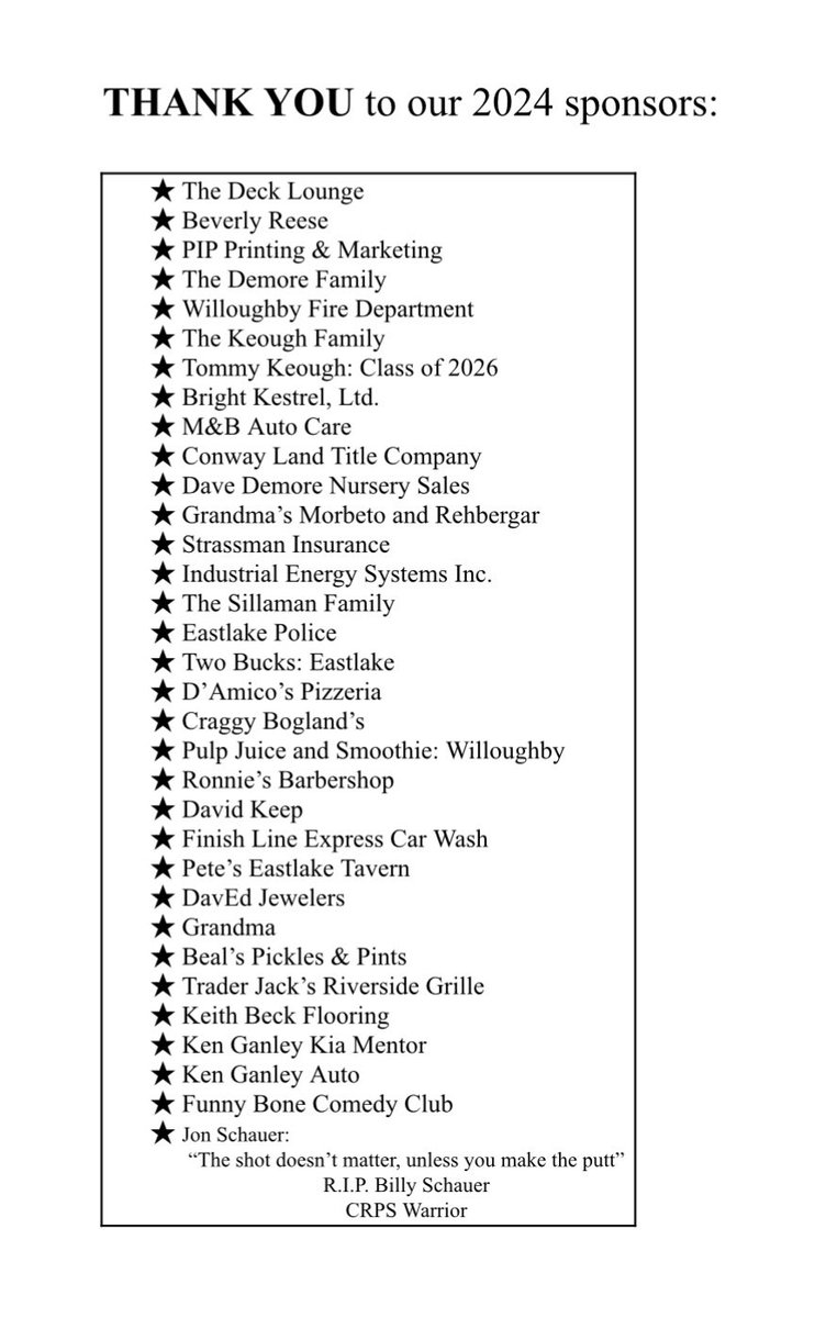 Last weekend, the North Boys Golf Team hosted our annual Fundraiser Golf Outing. It was a huge success! We’d like to take a moment to thank all of our donors and sponsors for their generous contributions. Thank you for helping us reach our goals!