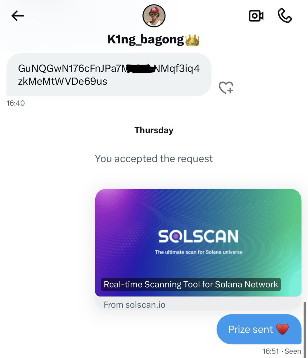 Have you won a giveaway yet? 💰

To be next:
- RT + Like
- Comment $SOL address
