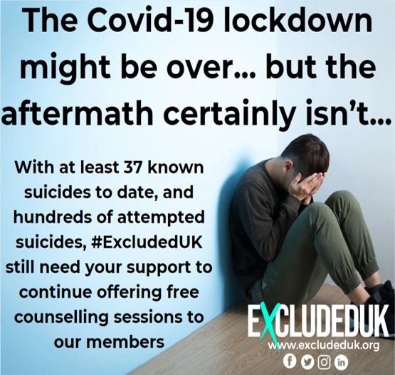 Please help us support those who are still mentally and financially struggling by following this link. If you are not able to donate, please just like and share this post. Many thanks justgiving.com/crowdfunding/e… 37+ lost to suicide and hundreds of attempted suicides! Lives &