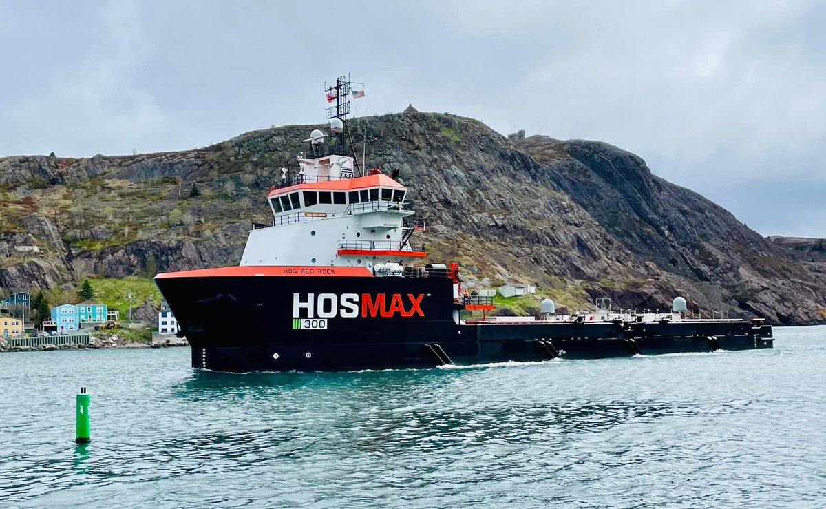 HOS Red Rock Offshore Supply/Support Vessel coming into St. John's, Newfoundland - May 26, 2024 #hosredrock SRC: Shipspotting Canada - East
