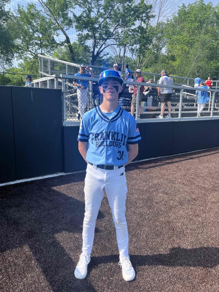 Final: <a href="/FranklinBulDogs/">FranklinBulldogs</a> 15 Crush Baseball 1. (13U)

Player of the game: Ryan Leazott 
2-2, Double, Triple, 1 RBI, 2 R