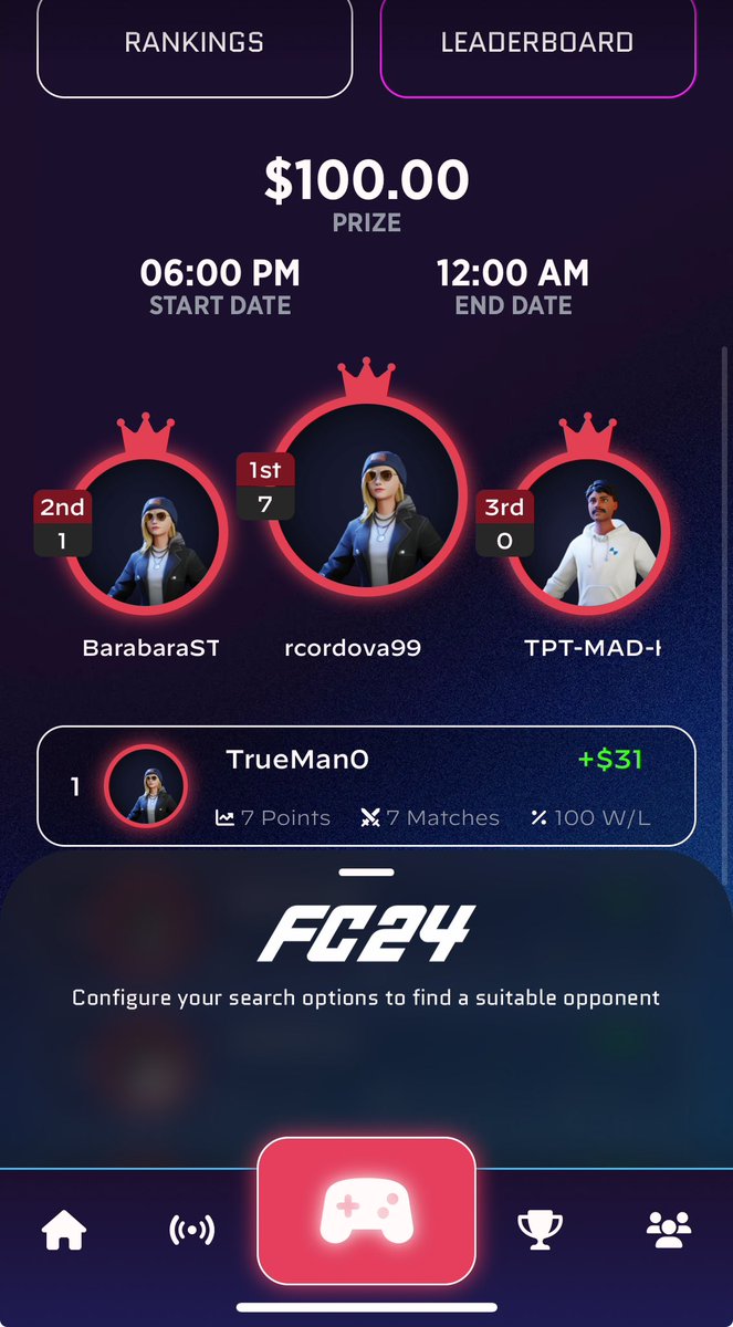 KaminoCrypto's tweet image. So @playdubbz just opened a FIFA ephemere leaderboard until Tuesday. 

Compete &amp;amp; wager to obtain the top rank and earn a cash prize in $. See you on the field ⚽️