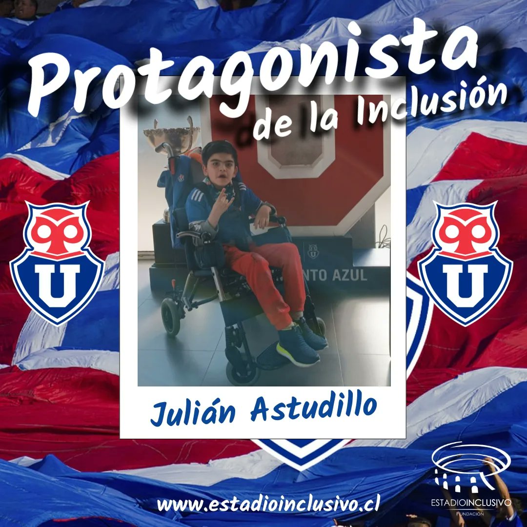 EsInclusivo's tweet photo. Todo listo para alentar a la @udechile en el Estadio Nacional ⚽️

Nos acompañará Julián, quién será el 1er Protagonista de la Inclusión invitado por la Fundación Estadio Inclusivo y la Universidad de Chile 🤘

#VamosLaU 😉

Fundación @EsInclusivo 
#LaUSomosTodos https://t.co/Jz4eKXik1E