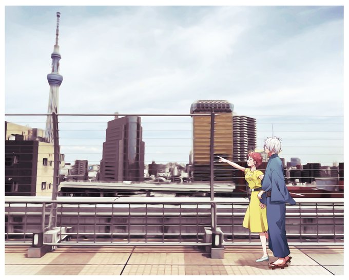 「1girl height difference」 illustration images(Latest)