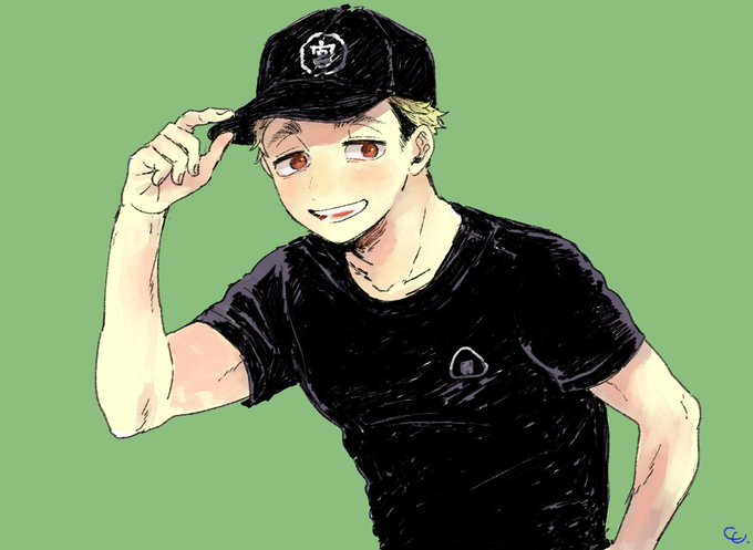 「black shirt hat」 illustration images(Latest)