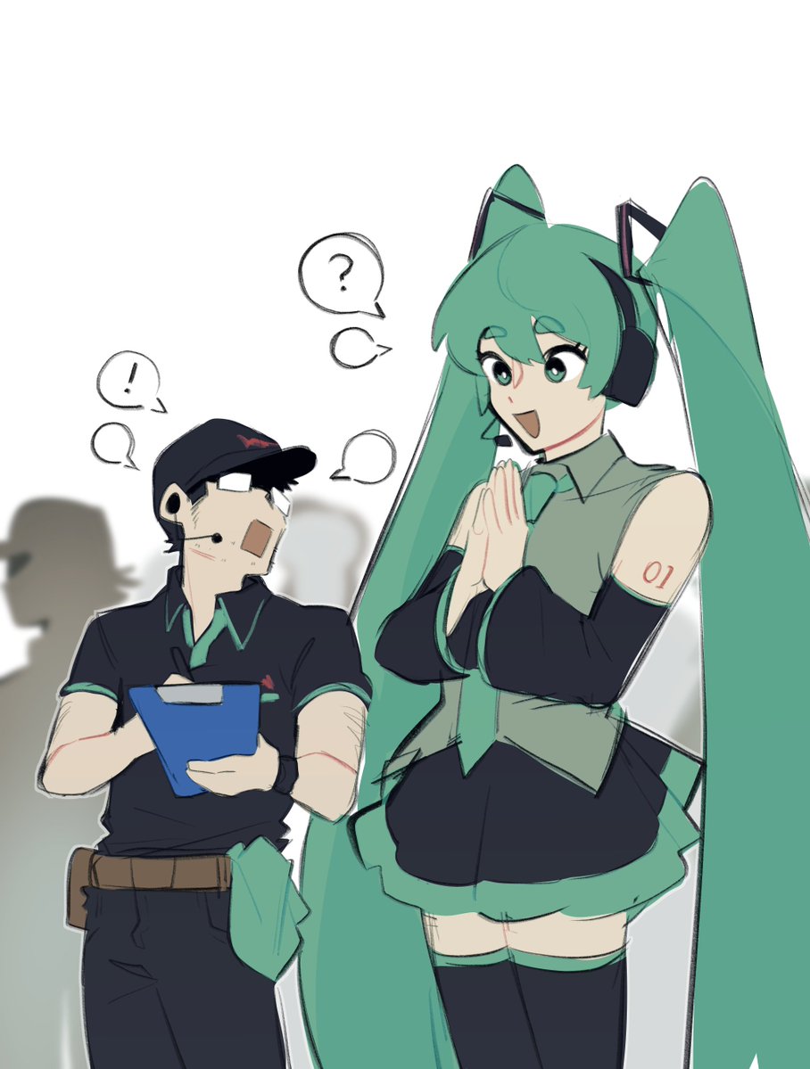 i kept thinking about when jerma said he thought that miku was 7-8 feet tall for some reason and now I'm obsessed.