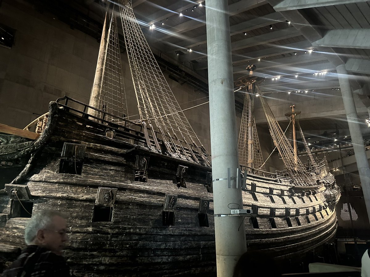 The beautiful Vasa museum - the oldest salvaged fully intact ship in the world. #ERA24 @SethiRenalPath @Arunkr_Dr @NephroSeeker en.m.wikipedia.org/wiki/Vasa_Muse…