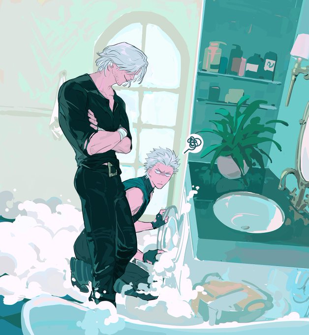 「bathtub short hair」 illustration images(Latest)