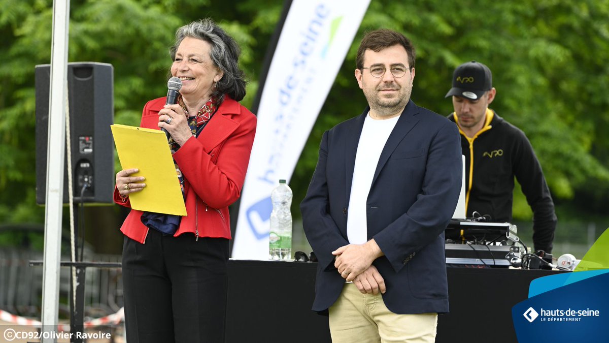 Josiane Fischer, Conseillère départementale déléguée au tourisme, était au Parc des Chanteraines ce dimanche 26 mai, jour de la fête nationale du vélo, pour soutenir et valoriser l'itinéraire "La Seine à Vélo" #SeineàVélo #DépartementNature #Agenda2030