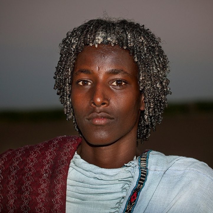 Ethnic Afar man from Danakil in Ethiopia with traditional Afar twisted strands hairstyle.
#Africa #weafricannations #VisitEthiopia
@visiteth251