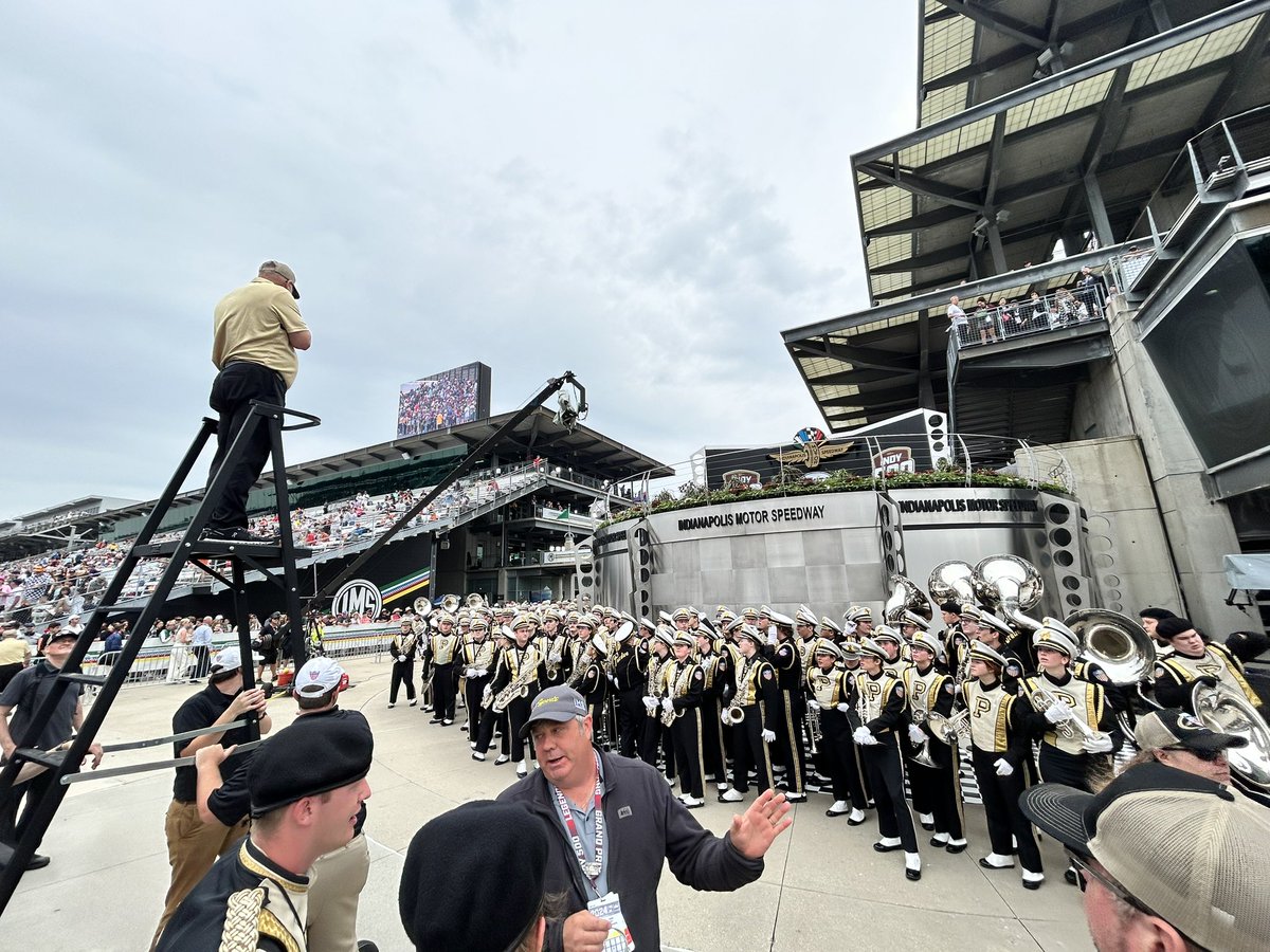 Best. Damn. Band. In. The. Land. 👏🚂🏁 

Congrats to Jay Gephart on his final #Indy500 as Director of AAMB @LifeAtPurdue @PurdueBands purdue.edu/bands/jay-geph…