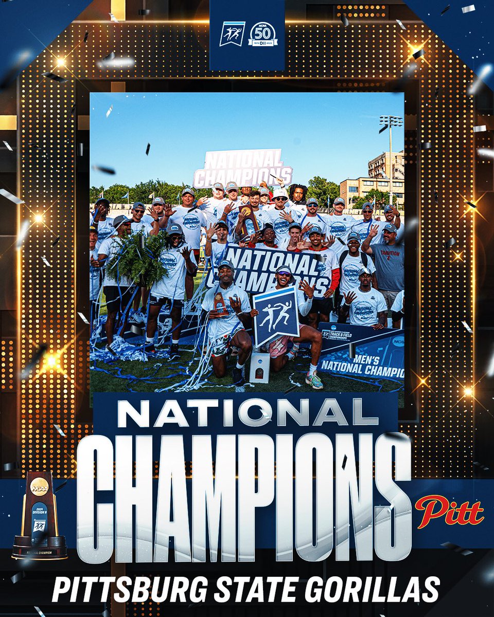Pitt track is an absolute juggernaut. 
Men and women sweep the national championships. 
Third straight for the men. 
Men and women both won indoor national championships this season. 
They have no peers.