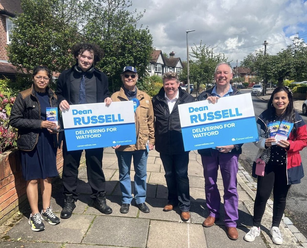Join us at The Amazing Campaign Trail at Watford supporting MP Dean Russell. ⁦@dean4watford⁩ ⁦@Conservatives⁩