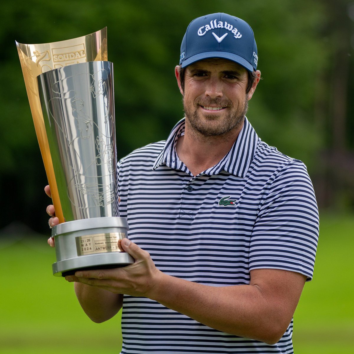 .<a href="/NachoElvira87/">Nacho Elvira</a> wins the <a href="/SoudalOpen/">Soudal Open</a> at <a href="/RinkvenGolf/">Rinkven Golf Club</a>, Belgium! The Spaniard achieved his 2nd victory in the <a href="/DPWorldTour/">DP World Tour</a>. Congratulations!

The tour will continue with 19 tournaments to be played in Europe until October. The best is yet to come!

#SoudalOpen #EuropeanSwing 🇪🇺🏌🏻🏆