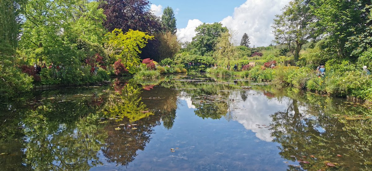 The thing about Giverny - a village in France pretty much entirely given over to art tourism - is that it's basically got a licence to print Monet