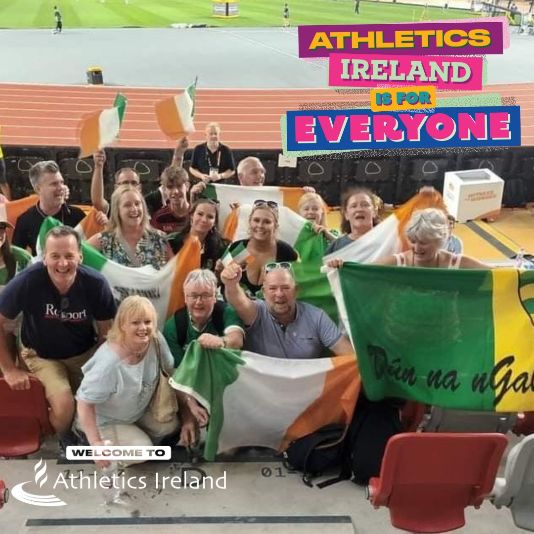 'Athletics Ireland is for everyone, and we've got an event for you, yes you!!'🙋‍♀️🙋‍♂️🙋 Join us⤵️ tinyurl.com/d7jvz73h