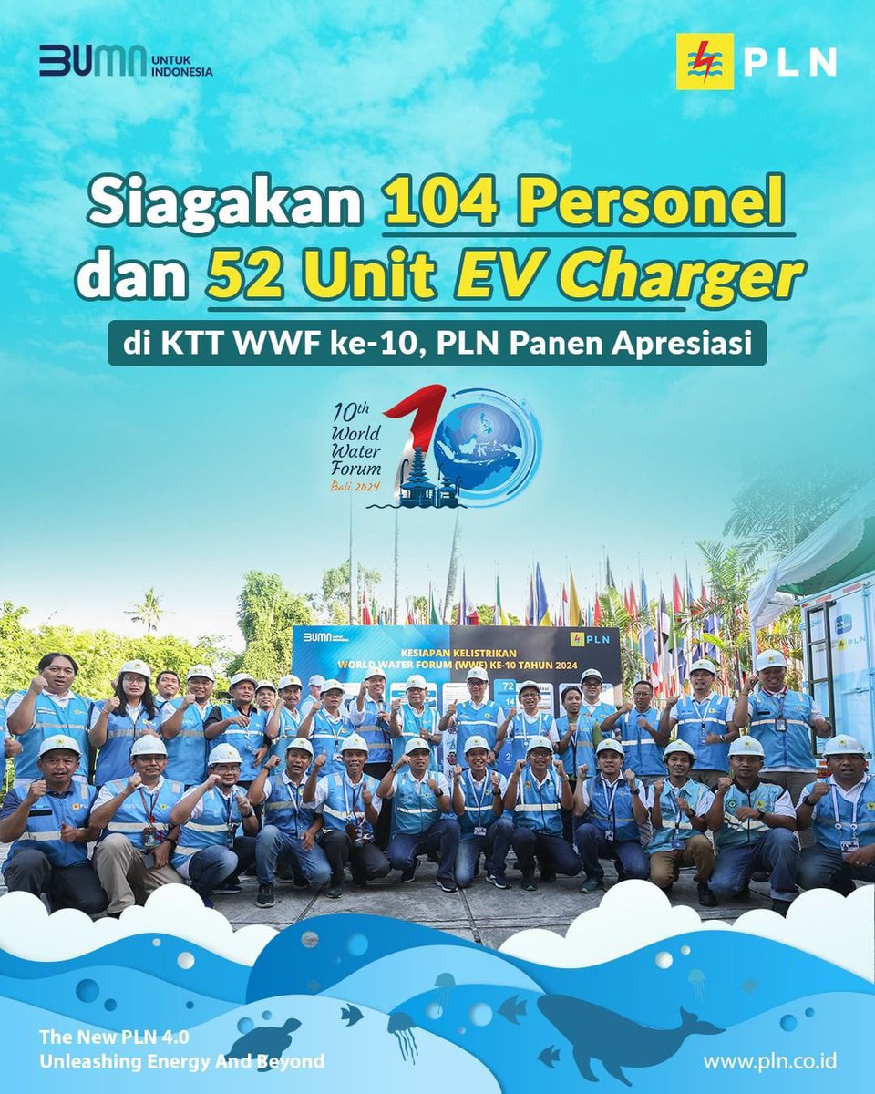 nocrtune's tweet photo. Terima kasih PLN Kelancaran KTT WWF di Bali dengan listrik andal dan infrastruktur molis aman tercukupi. berkat kerja kerasnya.
#PLNuntukIndonesia

Happy Wedding Arhan https://t.co/JWx9B1SpGX
