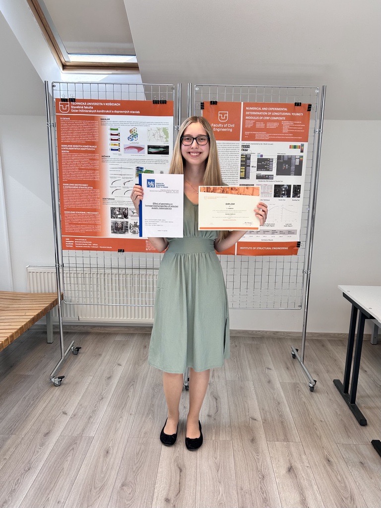 Open Mechanics Group @ CTU in Prague (@open_mechanics) on Twitter photo Thrilled to announce our student, <a href="/NatasaJoskova/">Nataša Jošková</a>, won the international round of the Student Scientific Activity competition (SVOČ) in civil engineering with her project on auxetic metamaterials, supervised by <a href="/DoskarMartin/">Martin Doškář</a> . Congrats, Nataša! Thrilled to announce our student, <a href="/NatasaJoskova/">Nataša Jošková</a>, won the international round of the Student Scientific Activity competition (SVOČ) in civil engineering with her project on auxetic metamaterials, supervised by <a href="/DoskarMartin/">Martin Doškář</a> . Congrats, Nataša!