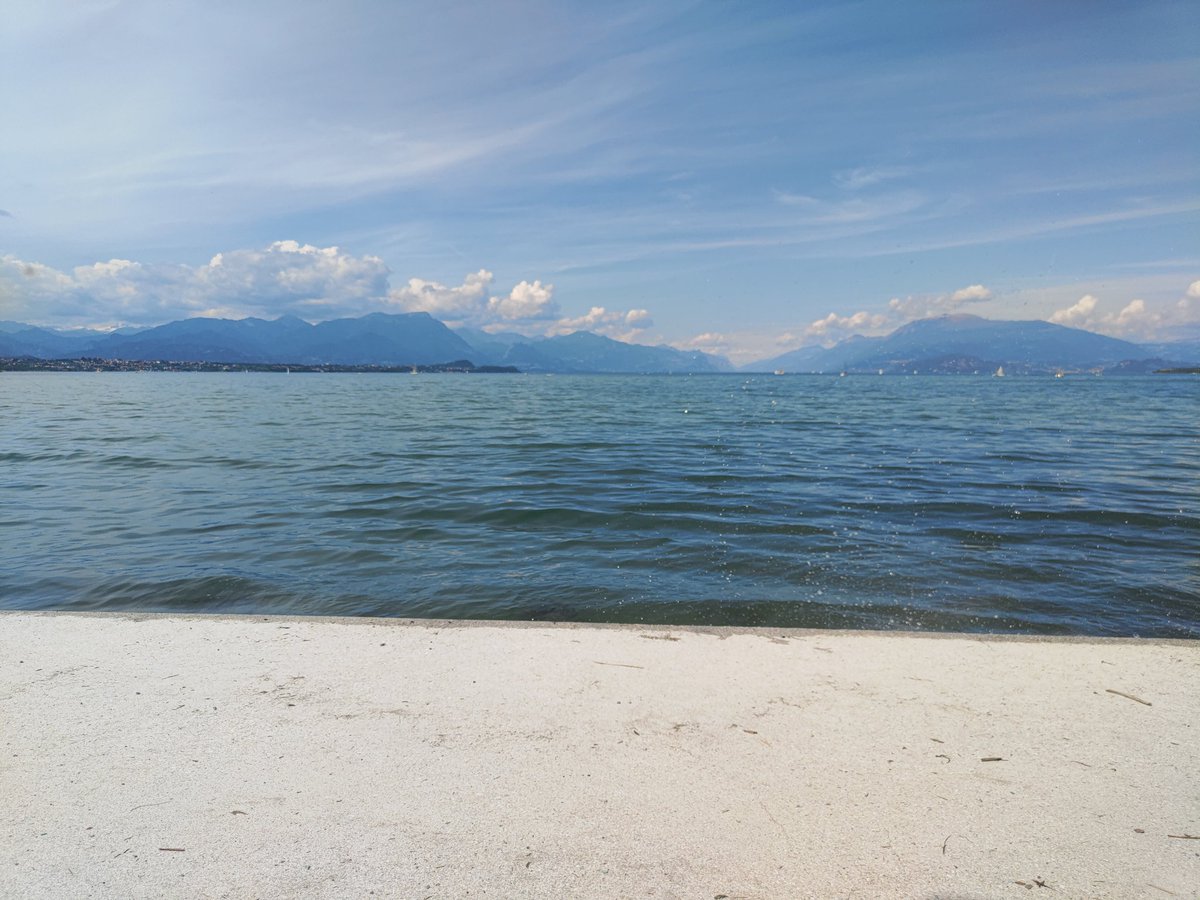 crypto_eejit's tweet image. On honeymoon at lake Garda Italy, beautiful warm day, and she has me carrying the shopping, married life is great!