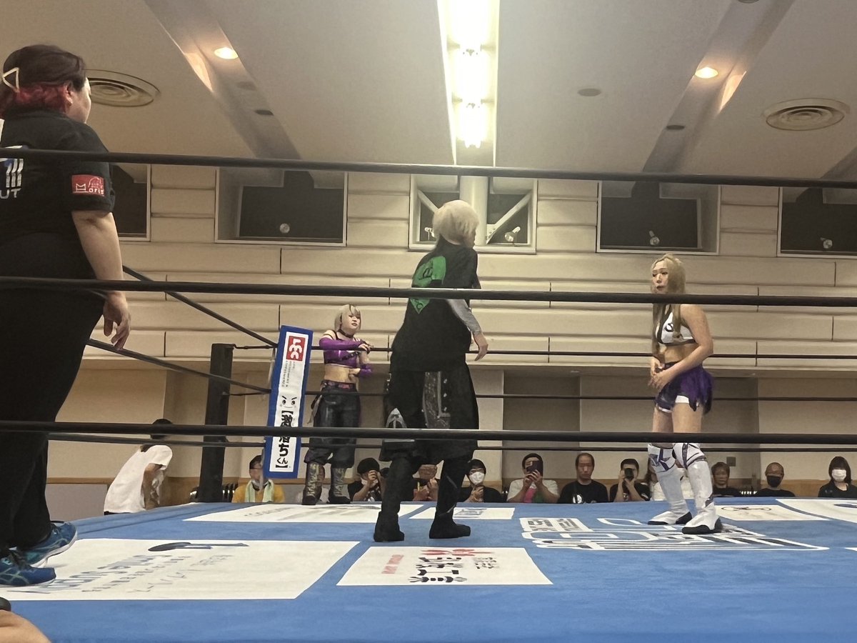 5.26 JTO GIRLS 高島平大会

セミファイナル
稲葉あずさ、HisokA vs Aoi、緑野アミサ

#JTO  
#AlmaLibre