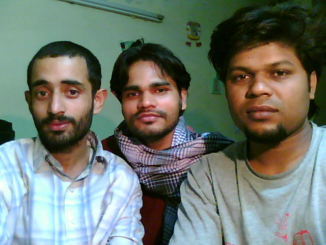 Missing my Jamia Days
-------------------
This picture was taken in the year 2008 when I was staying at Khawaja Hostel, Jamia Millia Islamia. 
My friends Badre Alam and Sanjay, who are in the frame, were my seniors at Jamia.

#abhaykumarjnu #jamiamilliaislamia #politicalscience