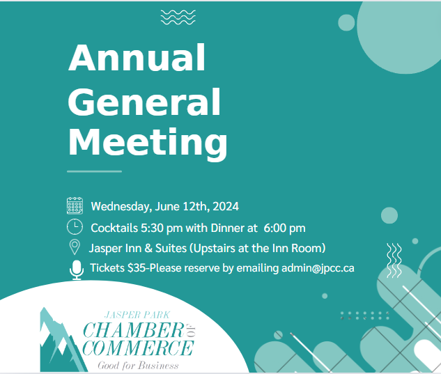 Join us as the we work together with the business community, industry leaders, government and community partners to  achieve common goals, resolve common problems, and delivering the Jasper experience. Contact president@jpcc.ca for information
